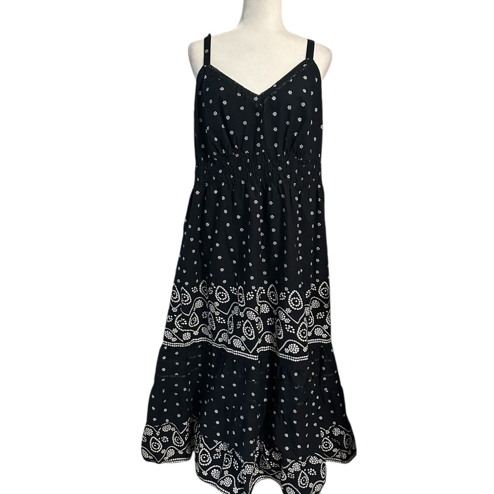 Lane Bryant Black and White Maxi Dress
